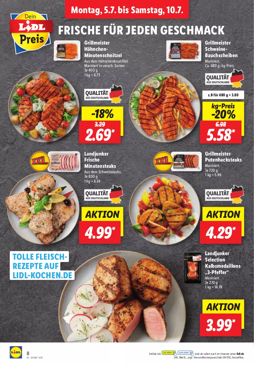 Aktueller Prospekt Lidl - Aktionsprospekt - von 05.07 bis 10.07.2021 - strona 8