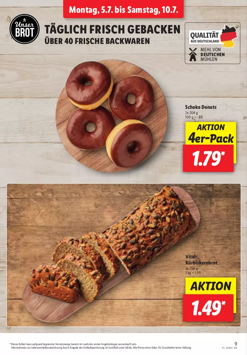 Aktueller Prospekt Lidl - Aktionsprospekt - von 05.07 bis 10.07.2021 - strona 9