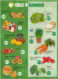 Gazetka promocyjna Vmarkt - Prospekte - Gazetka - ważna od 07.02 do 07.02.2024 - strona 4 - produkty: bio, brokkoli, elle, karotten, kopfsalat, ndk, paprika, paprika rot, salat, schnittlauch, Spitzpaprika, topf