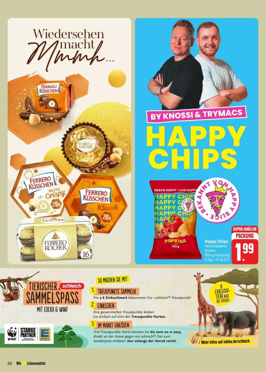 Aktueller Prospekt Edeka - Prospekte - von 31.08 bis 07.09.2024 - strona 24 - produkty: deka, eis, ferrero, lebensmittel, mac, reis, Schleich, Ti