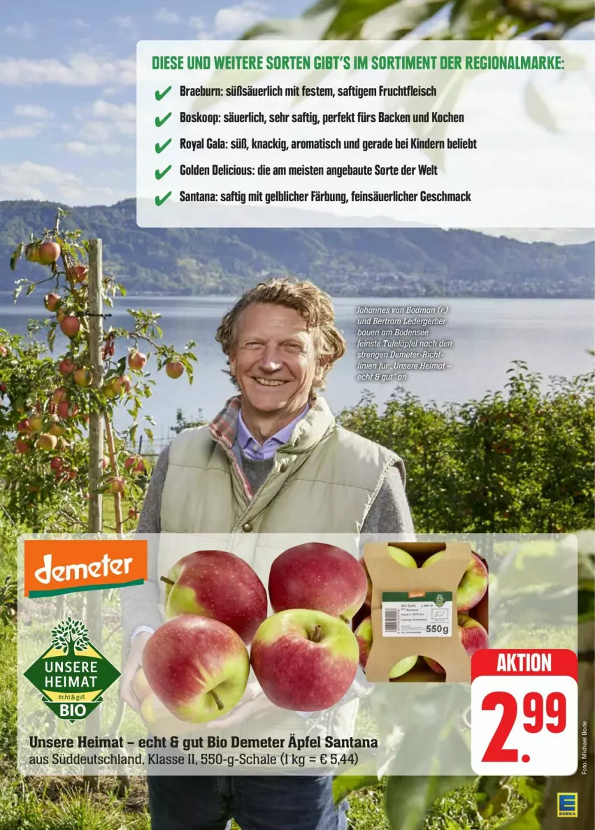 Aktueller Prospekt Edeka - Prospekte - von 31.08 bis 07.09.2024 - strona 7 - produkty: Bau, bio, eis, fleisch, frucht, fruchtfleisch, Kinder, mac, saft, Schal, Schale, Ti, tisch