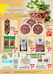 Gazetka promocyjna Edeka - Prospekte - Gazetka - ważna od 07.09 do 07.09.2024 - strona 16 - produkty: chili, deka, eis, fleisch, hinterkochschinken, knacker, kochschinken, lebensmittel, lyoner, mint, nuss, Nussknacker, reifen, reis, ring, salami, schinken, südwest, Ti, wiltmann, Yo, ZTE