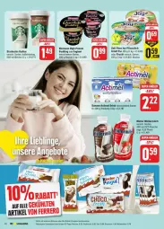 Gazetka promocyjna Edeka - Prospekte - Gazetka - ważna od 07.09 do 07.09.2024 - strona 18 - produkty: actimel, actimel drink, Becher, caffe, coupon, coupons, danone, danone actimel drink, drink, ehrmann, eis, ferrero, flasche, frucht, joghur, joghurt, kaffee, lebensmittel, milch, Müller, müllermilch, pet-flasche, pudding, rabatt-coupon, reis, starbucks, tee, Ti, zott, ZTE