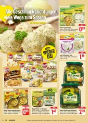 Gazetka promocyjna Edeka - Prospekte - Gazetka - ważna od 07.09 do 07.09.2024 - strona 20 - produkty: basmati, basmati-reis, bio, bio gemüse, Brühe, eis, fleisch, Gemüsebrühe, hühner, Hühnersuppe, knorr, Kühne, lebensmittel, maggi, mars, reis, reis-fit, rind, rindfleisch, schlemmertöpfchen, Semmel, suppe, suppen, suppenliebe, Ti, Töpfchen, ZTE