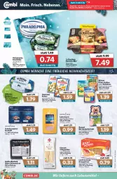 Gazetka promocyjna Combi - Prospekte - Gazetka - ważna od 24.12 do 24.12.2021 - strona 10 - produkty: angebot, angebote, aufschnitt, baguette, baguettes, Becher, bio, brot, camembert, frischkäse, Gläser, hochland, Holz, Käse, käsescheiben, latte, Le Rustique, lebensmittel, leberwurst, milram, patros, philadelphia, Reibekäse, reinert, schinken, Schwarzbrot, sinnack, Ti, würfel, wurst