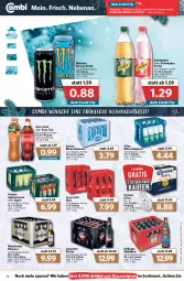 Gazetka promocyjna Combi - Prospekte - Gazetka - ważna od 24.12 do 24.12.2021 - strona 22 - produkty: Alwa, angebot, angebote, apfel, Apfelschorle, bier, coca-cola, cola, corona, corona extra, discount, drink, eis, energy drink, erdinger, flasche, fuze tea, mineralwasser, monster, Monster Energy, pils, pilsener, reis, schorle, schweppes, Sport, steiner, Ti, vilsa, Vivaris, warsteiner, wasser