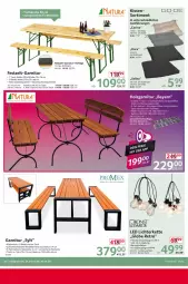 Gazetka promocyjna Selgros - Non Food - Gazetka - ważna od 30.04 do 30.04.2025 - strona 26 - produkty: Bank, Birnen, eis, ente, garnitur, Holz, Kette, kissen, lack, LED Lichterkette, LG, lichterkette, reis, ring, tee, Ti, tisch, Zelt