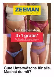 Gazetka promocyjna Zeeman - Prospekte - Gazetka - ważna od 05.07 do 05.07.2024 - strona 1 - produkty: mac, slip, slips, Ti, Unterwäsche