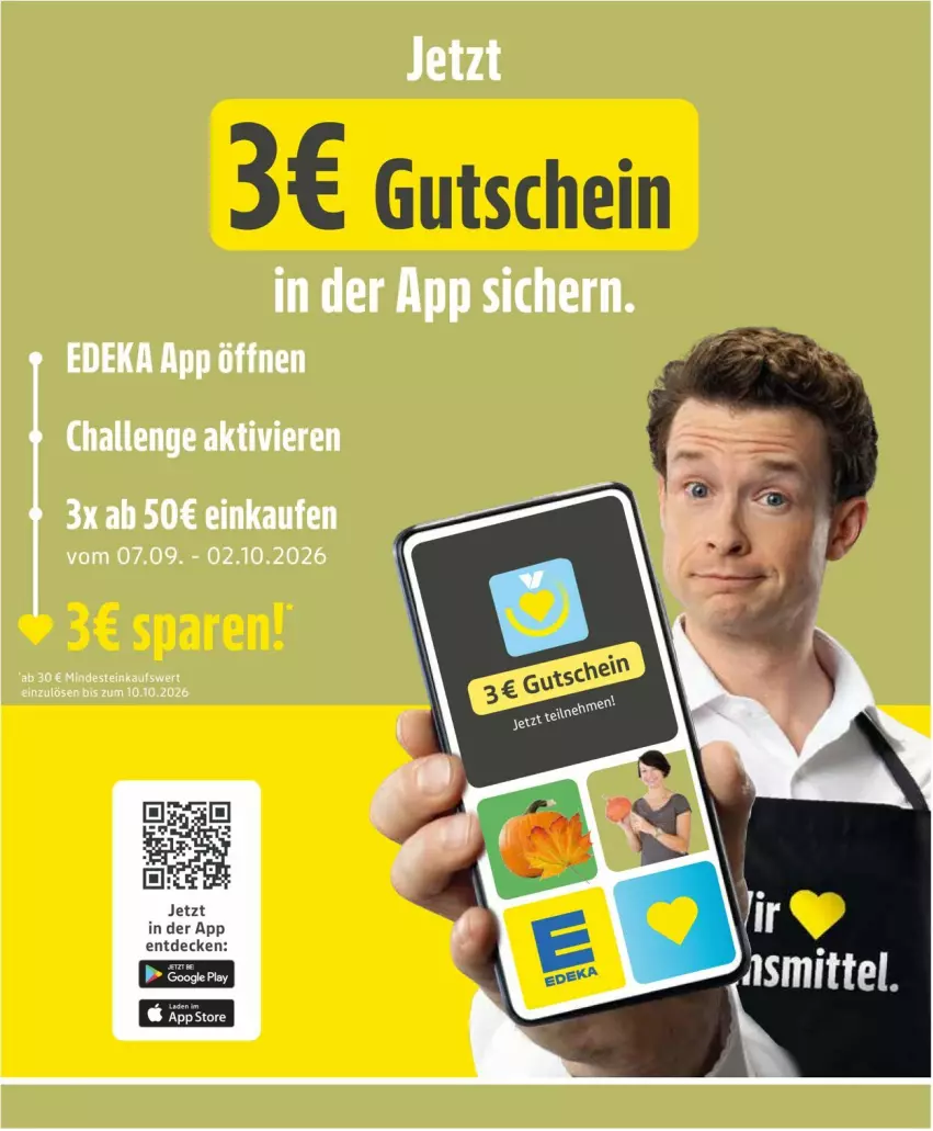 Aktueller Prospekt Edeka - Prospekte - von 07.09 bis 12.09.2026 - strona 28 - produkty: gutschein