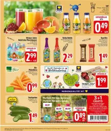 Gazetka promocyjna Edeka - Prospekte - Gazetka - ważna od 12.09 do 12.09.2026 - strona 23 - produkty: Alwa, auer, beutel, bio, Cap, capri-sun, eis, flasche, früchte, früchten, getränk, gurke, gurken, hipp, Kinder, mineralwasser, möhren, natürliches mineralwasser, orange, quetschbeutel, reis, riegel, robby, rwe, saft, snack, Ti, Trockenfrüchte, vöslauer, wasser