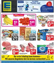 Gazetka promocyjna Edeka - Prospekte - Gazetka - ważna od 12.09 do 12.09.2026 - strona 3 - produkty: angebot, angebote, auer, banane, bananen, Bau, Bauer, Becher, beutel, bohne, bohnen, braten, buch, d'oro, dallmayr, deka, ente, fisch, fischstäbchen, frucht, fruchtjoghurt, gulasch, joghur, joghurt, pflaume, pflaumen, schnitzel, schwein, schweine, schweine-schnitzel, Ti, tomate, tomaten, wein, weine, wurst, zewa