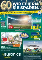 Gazetka promocyjna Euronics - Prospekte - Gazetka - ważna od 19.05 do 19.05.2024 - strona 1 - produkty: gewinnspiel, gin, hisense, Intel, leds, LG, Mode, Philips, Ti