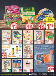 Gazetka promocyjna Edeka - Angebote der Woche - Gazetka - ważna od 26.03 do 26.03.2022 - strona 11 - produkty: arla, aufschnitt, bavaria blu, Becher, bergader, beutel, bio, direktsaft, drink, drinks, ehrmann, eis, elle, flasche, Frische Pasta, gin, giovanni rana, google play, grünländer, hochland, Innocent, joghur, joghurt, Käse, kochschinken, kühlregal, lachs, landliebe, landliebe joghurt, leine, marmorette, natur, naturjoghurt, nuss, pasta, patros, Paula, pudding, pute, putenbrust, Rana, Rauch, regal, reis, Ria, saft, salami, schinken, specht, Ti, top-preis, Trüffel