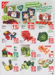 Gazetka promocyjna Edeka - Angebote der Woche - Gazetka - ważna od 26.03 do 26.03.2022 - strona 3 - produkty: ananas, beere, beeren, beutel, bio, braun, champignon, champignons, deka, dressing, edeka bio, eis, fisch, Garten, heidelbeere, heidelbeeren, himbeer, himbeere, himbeeren, joghur, joghurt, Käse, kohlrabi, mac, möhren, paprika, rispentomaten, salat, salatherzen, Schal, Schale, schinken, snack, snacks, speisemöhren, Spitzpaprika, tafeläpfel, tafeltrauben, thunfisch, Ti, tomate, tomaten, trauben, Wirsing, Wirsingkohl