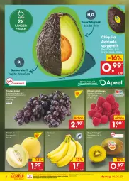 Gazetka promocyjna Netto Marken-Discount - Filial-Angebote - Gazetka - ważna od 10.06 do 10.06.2023 - strona 6 - produkty: asti, avocado, banane, bananen, beere, beeren, bestpreis, chiquita, eis, Elan, galiamelone, himbeer, himbeere, himbeeren, kiwi, Kiwi Gold, melone, ndk, reis, Schal, Schale, Ti, trauben, zespri