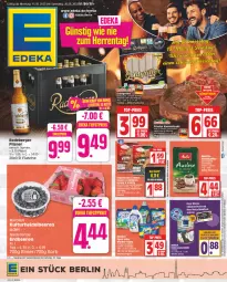 Gazetka promocyjna Edeka - Angebote der Woche - Gazetka - ważna od 13.05 do 13.05.2023 - strona 1 - produkty: angebot, auer, Bad, Bau, Bauer, beere, beeren, Berger, bratwurst, brötchen, coppenrath, deka, deutschlandcard, discount, eimer, eis, ente, erdbeere, erdbeeren, filterkaffee, flasche, für grill und pfanne, Goldstücke, grill, grill und pfanne, heidelbeere, heidelbeeren, ideal für grill, ideal für grill und pfanne, kaffee, korb, pfanne, pils, pilsner, radeberger, radeberger pilsner, reis, rel, schwein, tee, Ti, top-preis, und pfanne, vollwaschmittel, waschmittel, wein, wurst, ZTE