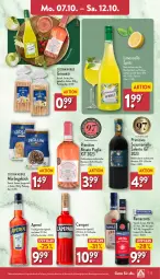 Gazetka promocyjna Aldi Nord - Von Montag - Gazetka - ważna od 12.10 do 12.10.2024 - strona 13 - produkty: aldi, amaro, aperitif, aperol, campari, cin, elle, flasche, frucht, getränk, gin, likör, limo, primitivo, rama, ramazzott, ramazzotti, rosato, roséwein, rotwein, teller, Ti, wein, zott, ZTE