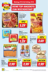 Gazetka promocyjna Lidl - Aktionsprospekt - Gazetka - ważna od 01.01 do 01.01.2022 - strona 4 - produkty: angebot, angebote, Bona, camembert, dovgan, dulano, eis, fritteuse, Käse, Le Rustique, Milbona, ndk, Ofen, pizza, pommes, Pommes Frites, preisvorteil, reis, Ria, sandwich, sandwich-scheiben, Schal, Schale, snack, steinofen, Ti, top-angebot, würstchen