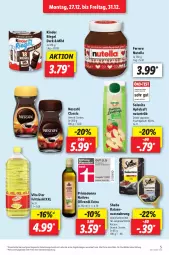 Gazetka promocyjna Lidl - Aktionsprospekt - Gazetka - ważna od 01.01 do 01.01.2022 - strona 5 - produkty: alleinfuttermittel, angebot, apfel, apfelsaft, eis, ferrero, Frittieröl, frucht, Kinder, kinder riegel, Nassnahrung, natives olivenöl, natur, Nescafé, nutella, olive, oliven, olivenöl, olivenöl extra, preisvorteil, reis, riegel, saft, sheba, Ti, vita, ZTE