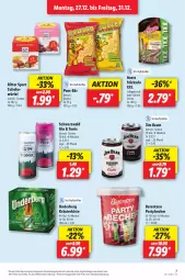 Gazetka promocyjna Lidl - Aktionsprospekt - Gazetka - ważna od 01.01 do 01.01.2022 - strona 7 - produkty: alkohol, angebot, aoste stickado, Becher, berentzen, eis, elle, gin, jim beam, kräuter, Luftgetrocknete Salami, pom-bär, preisvorteil, reis, ritter, ritter sport, salami, schoko, schokowürfel, Sport, stickado, teller, Ti, tonic, underberg, würfel, ZTE