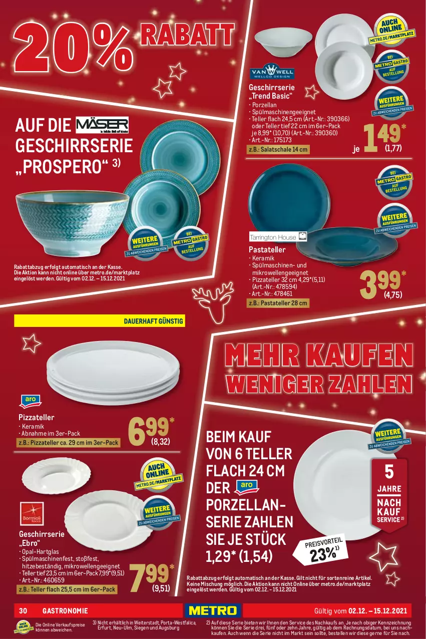 Aktueller Prospekt Metro - GastroJournal - von 02.12 bis 15.12.2021 - strona 30