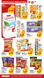 Gazetka promocyjna Penny - Prospekte - Gazetka - ważna od 17.06 do 17.06.2023 - strona 12 - produkty: beutel, butter, butterkeks, chips, crunchips, eis, erdnuss, ferrero, funny-frisch, giotto, hanuta, honey mustard, ice tea, keks, Kinder, kinder schokolade, lipton, milka, milka schokolade, nuss, oder yogurette, Ofen, paprika, Pretzel, Ria, schoko, schokolade, smarties, snack, Ti, Weste, Yo, yogurette, zucker