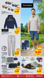 Gazetka promocyjna Penny - Prospekte - Gazetka - ważna od 17.06 do 17.06.2023 - strona 23 - produkty: Bau, baumwolle, bermuda, bermudas, bett, Brille, herren-bermuda, hose, Kinder, pantolette, pantoletten, rel, shirt, sneaker, sneakersocken, socken, sonnenbrille, Sweathose, Sweatshirt, Ti, wolle