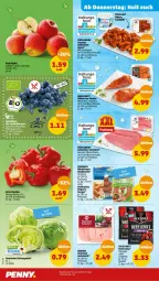 Gazetka promocyjna Penny - Prospekte - Gazetka - ważna od 17.06 do 17.06.2023 - strona 24 - produkty: aufschnitt, beef, Berger, burger, eis, eisbergsalat, fleisch, gin, grill, gyros, mit zwiebeln, nürnberger, paprika, ponnath, regal, reis, rind, salat, Schal, Schale, schnitzel, schwein, schweine, schweine-schnitzel, steak, steaks, Ti, wein, weine, wurst, ZTE, zwiebel, zwiebeln