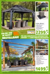 Gazetka promocyjna  - Prospekt für Globus Baumarkt  Achern - Gazetka - ważna od 26.02 do 26.02.2022 - strona 13 - produkty: Bank, Bau, eis, elle, ente, Holz, moskitonetz, pavillon, reis, Ria, sonnensegel, teller, Ti, ZTE
