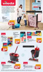 Gazetka promocyjna Rewe - Prospekte - Gazetka - ważna od 06.02 do 06.02.2022 - strona 30 - produkty: aktionspreis, alle artikel ohne dekoration, bodenwischer, dekoration, eimer, eis, elle, handschuhe, leine, magnum, rama, reiniger, Reinigung, reis, schuhe, Teleskop, teleskopstiel, Ti, topf, Trockner, tuc, vileda, wäschetrockner, weck