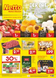 Gazetka promocyjna Netto Marken-Discount - Filial-Angebote - Gazetka - ważna od 30.07 do 30.07.2022 - strona 1 - produkty: angebot, aprikose, aprikosen, asti, beste butter, bestpreis, bier, butter, champignon, champignons, eis, elle, fleisch, frau antje, hackfleisch, hackfleisch gemischt, hasseröder, Jubiläums, kaffee, knorr, melitta, ndk, pils, premium pils, reis, rind, rispentomaten, schwein, Streichzart, Ti, toffifee, tomate, tomaten, usb, versandkostenfrei, wein, ZTE, zucker