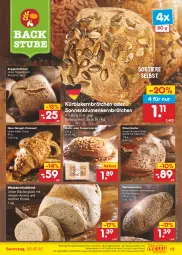 Gazetka promocyjna Netto Marken-Discount - Filial-Angebote - Gazetka - ważna od 30.07 do 30.07.2022 - strona 13 - produkty: angebot, backofen, bestpreis, blume, blumen, brot, brötchen, creme, Croissant, eis, Kürbis, Kürbiskernbrötchen, Meister, nuss, Nussschnecke, Ofen, rama, rama cremefine, reis, roggenbrötchen, sonnenblume, sonnenblumen, stube, Tasche, Ti, Tiere, tisch, usb, weizenmischbrot, weltmeisterbrot, ZTE