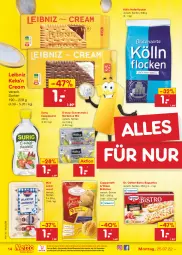 Gazetka promocyjna Netto Marken-Discount - Filial-Angebote - Gazetka - ważna od 30.07 do 30.07.2022 - strona 14 - produkty: baguette, baguettes, barbecue, Bistro Baguette, brötchen, coppenrath, Dr. Oetker, eis, essig, hafer, haferflocken, keks, kölln, leberwurst, leibniz, mais, ndk, reis, Ti, usb, versandkostenfrei, wurst