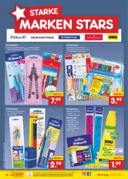 Gazetka promocyjna Netto Marken-Discount - Filial-Angebote - Gazetka - ważna od 30.07 do 30.07.2022 - strona 26 - produkty: Bleistift, bleistifte, dell, eberhard faber, eis, flasche, Flinke Flasche, Mode, ndk, pelikan, Pinsel, reis, rwe, schreibwaren, stifte, Ti, uhu, versandkostenfrei, werkzeug, werkzeuge