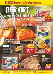 Gazetka promocyjna Netto Marken-Discount - Filial-Angebote - Gazetka - ważna od 30.07 do 30.07.2022 - strona 34 - produkty: angebot, backofen, baguette, brot, Dorade, eis, femeg, filet, filets, grill, Käse, knoblauch, kräuter, lachs, lachsfilet, lachsfilets, marinade, Meister, mit knoblauch, ndk, Ofen, Ofenkäse, peperoni, Peroni, Rauch, reis, rouge, rougette, stube, Ti, usb, versandkostenfrei, wolfsbarsch