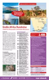 Gazetka promocyjna Rewe Reisen - Reiseprospekt - Gazetka - ważna od 29.03 do 29.03.2024 - strona 12 - produkty: amaro, asti, aust, Bad, bosch, buch, decke, deutschsprachige reiseleitung, dusche, eis, Elefant, elle, ente, erde, Garten, inklusivleistungen, krüger, likör, mac, mandel, Metro, rama, reis, reiseverlauf, rel, Ria, sim, simba, Ti, Tiere, uhr, underberg, wasser, wein, Wild, Yo