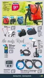 Gazetka promocyjna Netto - Woche 9 - Gazetka - ważna od 04.03 do 04.03.2023 - strona 19 - produkty: auto, computer, dunlop, Fahrrad, Fahrradtasche, Kette, pute, reiniger, Ria, schlauch, spiegel, Tasche, Ti, wandhalterung