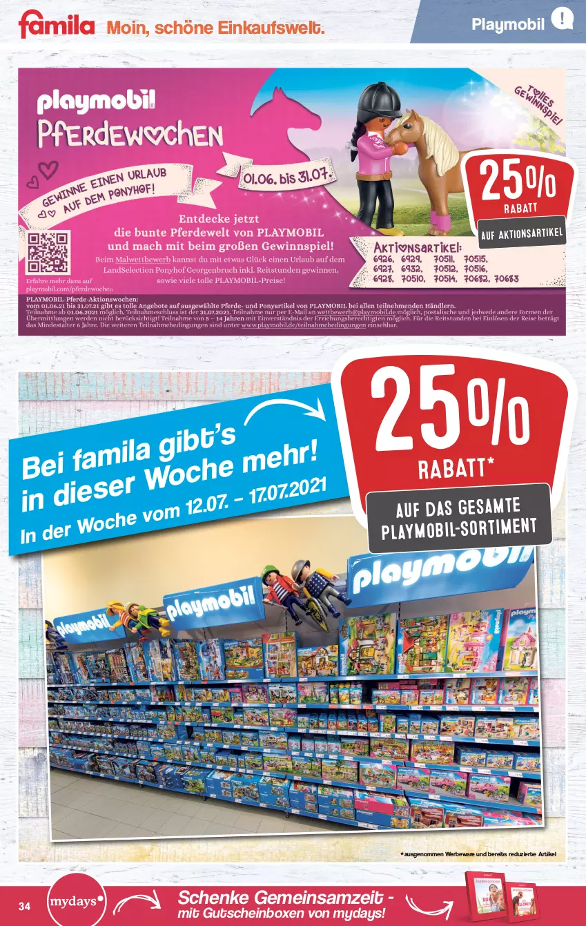 Aktueller Prospekt Famila - Prospekte - von 12.07 bis 17.07.2021 - strona 34