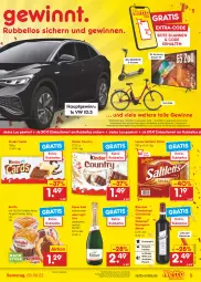 Gazetka promocyjna Netto Marken-Discount - Filial-Angebote - Gazetka - ważna od 03.09 do 03.09.2022 - strona 5 - produkty: alkohol, angebot, bestpreis, cabernet, cabernet sauvignon, chardonnay, creme, discount, E-Bike, eis, ferrero, fleisch, Kinder, kinder country, lorenz, marken-discount, merl, merlot, Muffin, nuss, nutella, pasta, reis, rotwein, saltletts, Samsung, sauvignon, scooter, sekt, stube, Ti, wein, Wild, ZTE