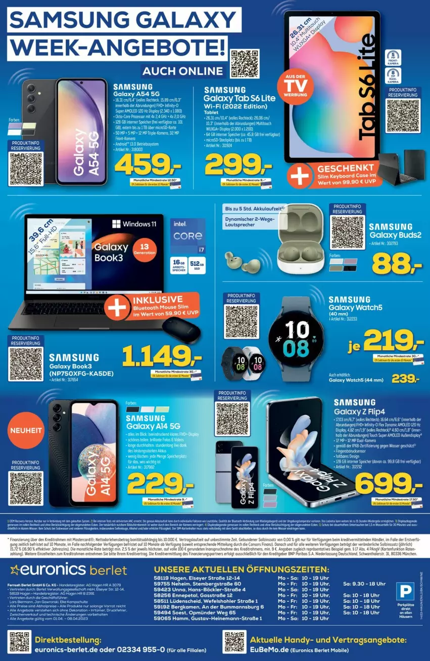 Aktueller Prospekt Euronics - Prospekte - von 05.04 bis 12.04.2023 - strona 12 - produkty: angebot, angebote, Brei, eis, elle, Handy, lautsprecher, Samsung, samsung galaxy, samsung galaxy watch, tee, Ti, tuner, uhr