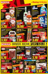 Gazetka promocyjna Norma - Norma - Gazetka - ważna od 17.10 do 17.10.2022 - strona 7 - produkty: beutel, bohne, bohnen, Cap, cappuccino, cin, Cous Cous, creme, Cremewaffeln, drink, eintopf, erdnüsse, espresso, fisch, flasche, frucht, gewürz, gulasch, kakao, knacker, kühlregal, linsen, mac, mais, mars, milch, mit frucht, paprika, pfeffer, pralinen, regal, riegel, rum, salat, schinken, schnitten, schnitzel, schoko, schokolade, schokoriegel, schwein, snickers, suppe, suppen, thunfisch, Ti, topf, vollmilch, waffeln, waschmittel, wein, white rum, Zartbitterschokolade