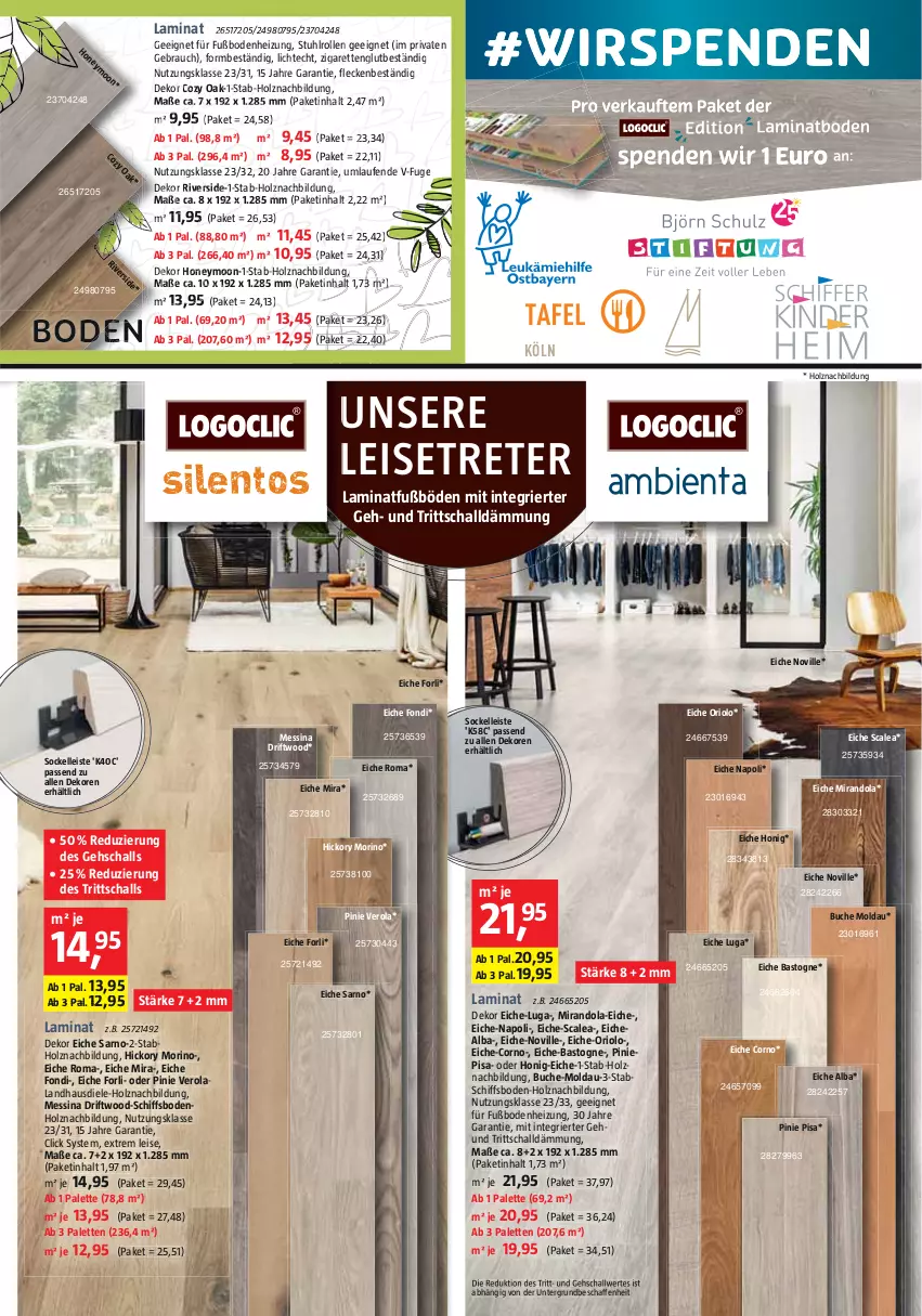 Aktueller Prospekt Bauhaus - Prospekte - von 02.04 bis 30.04.2022 - strona 49 - produkty: buch, eis, elle, Holz, honig, laminat, landhausdiele, Laufen, Palette, Rauch, Schal, Sockelleiste, stuhl, Ti