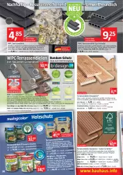 Gazetka promocyjna Bauhaus - Prospekte - Gazetka - ważna od 30.04 do 30.04.2022 - strona 28 - produkty: auer, Bau, bett, braun, Brei, decke, Garten, Holz, holzschutz, mac, natur, papier, ring, rwe, slip, tee, Ti, tisch, uv-schutz, wasser, ZTE
