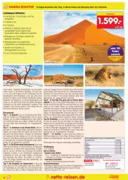 Gazetka promocyjna Netto Marken-Discount - Reise-Angebote Juli - Gazetka - ważna od 31.07 do 31.07.2022 - strona 6 - produkty: anreisetermine, auer, Bad, bett, Betten, Brei, buch, eier, eis, Elefant, elle, enders, ente, grill, küche, Laufen, LG, Liege, nissan, orange, orangen, pfanne, reis, reiseveranstalter, reiseverlauf, ring, rum, schott, Ti, Tiere, uhr, usb, wasser, Wild, Yo, Zelt, ZTE