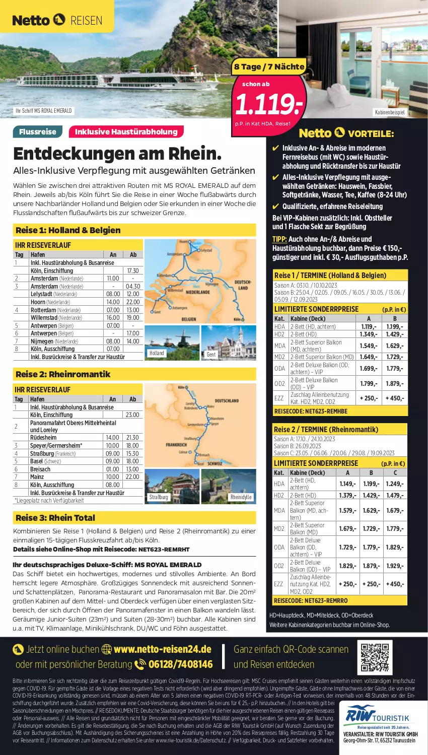 Aktueller Prospekt Netto - Woche 6-7 - von 06.02 bis 19.02.2023 - strona 4 - produkty: aust, bett, bier, Brei, buch, decke, eis, elle, ente, erde, fenster, flasche, Germ, getränk, getränke, HP, kaffee, kühlschrank, LG, Liege, Mode, nuss, obst, Persona, rama, reis, reiseverlauf, rel, ring, rwe, sac, Schrank, sekt, speyer, Spezi, tee, teller, Ti, uhr, wasser, wein