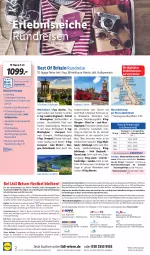 Gazetka promocyjna Lidl - Monatliche Reise-Highlights (SÜD) - Gazetka - ważna od 31.12 do 31.12.2022 - strona 2 - produkty: angebot, angebote, auer, Berger, Brei, brita, buch, eis, elle, erde, HP, inklusivleistungen, kreuzfahrten, LG, mac, merci, pool, rama, reis, reiseveranstalter, reiseverlauf, reiss, rel, Ria, ring, schott, telefon, Ti, tisch, uhr, usb, Yo