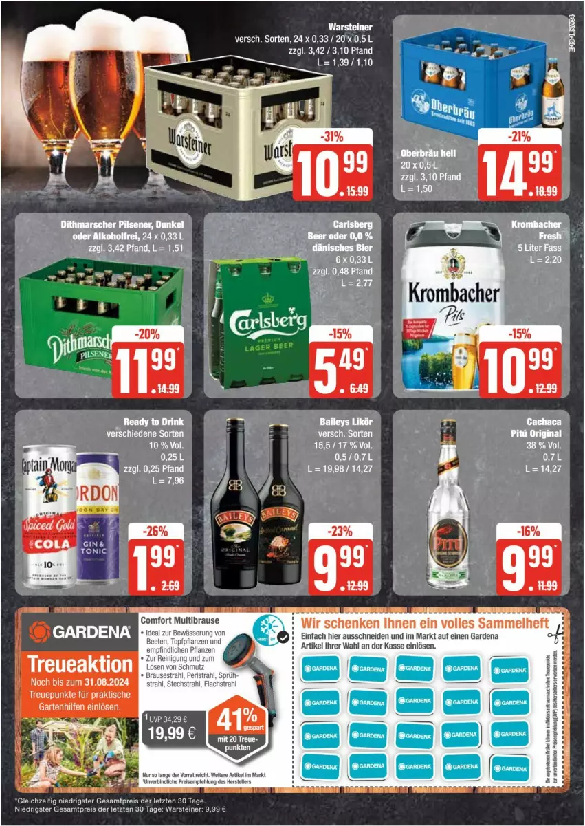 Aktueller Prospekt Edeka - Prospekte - von 19.08 bis 24.08.2024 - strona 19 - produkty: angebot, angebote, brause, eis, elle, gardena, mars, pflanze, pflanzen, pils, pilsener, Reinigung, reis, steiner, teller, Ti, tisch, topf, warsteiner, ZTE