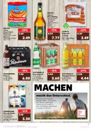 Gazetka promocyjna Kaufland - Gazetka - ważna od 16.03 do 16.03.2022 - strona 15 - produkty: alkohol, Alwa, angebot, angebote, asti, auer, bio, bockwurst, elle, ente, kräuter, kräutern, krombache, krombacher, krombacher pils, limo, limonade, liqueur, mac, Mett, metten, mettwurst, mineralwasser, natur, oder radler, orange, orangen, pils, pilsener, radler, Ti, wasser, wurst