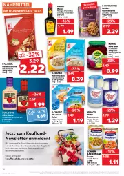 Gazetka promocyjna Kaufland - Gazetka - ważna od 16.03 do 16.03.2022 - strona 28 - produkty: angebot, angebote, bbq-sauce, Cashew, cashewkerne, creme, fisch, gewinnspiel, grill, hafer, haferflocken, jumbo, Kühne, maggi, maggi würze, miracel, miracel whip, natur, nuss, Paranusskerne, rezept, rote bete, rwe, salat, salatcreme, salz, sauce, Spiele, suppe, thunfisch, Thunfischsalat, Ti, ZTE