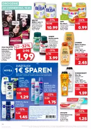 Gazetka promocyjna Kaufland - Gazetka - ważna od 16.03 do 16.03.2022 - strona 34 - produkty: aktionspreis, angebot, auer, Bad, Badekristalle, Beba, bio, Brei, colgate, colgate total, coupon, coupons, creme, deo, dusche, eis, folgemilch, garnier, gin, gliss, gliss kur, haarpflege, haarspray, hipp, kneipp, LG, milch, natur, nestlé, nivea, oder schaumfestiger, Palette, pflegedusche, reis, salz, schaumfestiger, schwarzkop, schwarzkopf, shampoo, shampoo oder spülung, spülung, Ti, Wahre Schätze, zahncreme, ZTE